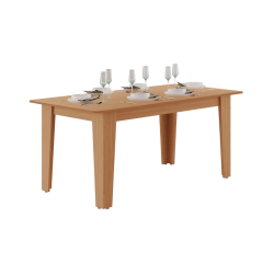 Mesa Tais 1,60cm 6 Cadeiras Star Freijo Tuboarte 
