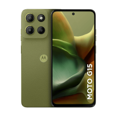 Smartphone Motorola Moto g15 256GB  12GB (4GB RAM + 8GB RAM Boost) e Camera 50MP com AI e Night Vision Bateria de 5200 mAh Tela FHD+ 6.7