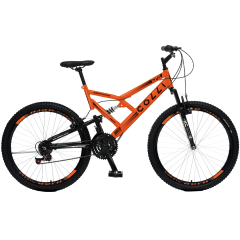 Bicicleta Colli GPS Aro 26 - 21 Velocidades Suspensao Dupla Laranja