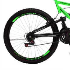 Bicicleta Colli GPS Aro 26 - 21 Velocidades Suspensao Dupla Branca