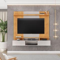 Painel Ben DJ Moveis 1,6cm Para TV de até 65 Polegadas Bali Cedro