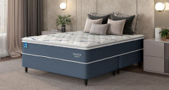 Conjunto Box Plumatex Magnum Casal 138x188x28 Espuma D28