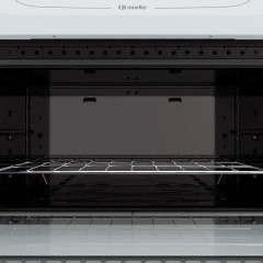 Fogão Mueller Branco 5 Bocas com Mesa de Vidro e Acendimento Automático MFV5BB