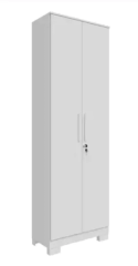 Multiuso Rio Doce Bordo 2 Portas Com Chave Branco