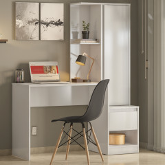 Escrivaninha Armário Office Morada Branca 29800