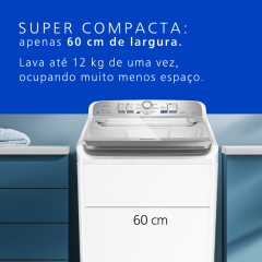 Máquina de Lavar Panasonic 12kg Branco - NA-F120B1WB