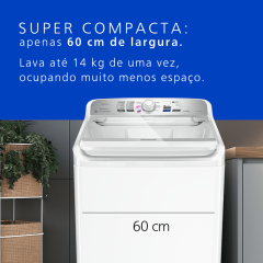 Máquina de Lavar Panasonic  14kg Branca - NA-F140B1W