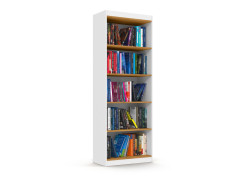 Livreiro Encanto Patrimar Moveis Branco Cinamomo