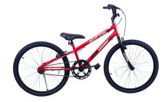 Bicicleta Cairu Aro 24 Mtb Reb Flash Boy Vermelho