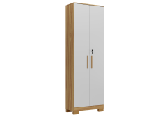 Multiuso Rio Doce Bordo 2 Portas C- Chave 32cm Amendoa-Branco