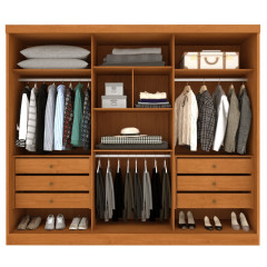 Roupeiro Tcil Monte Carlo 3 Portas de Correr Cinamomo Off