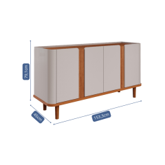 Buffet Eva Cimol Móveis Cinamomo Off White