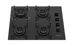 Cooktop Itatiaia Essencial 4 Bocas - Preto
