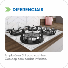 Cooktop Itamaster Itatiaia 5 Bocas - Branco