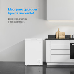 Freezer Elgin 99 Litros 1 Porta Horizontal Resfriamento 4D 220V 