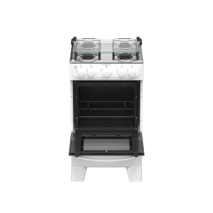 Fogão 4 Bocas Branco com Mesa Inox Atlas Milão Plus Bivolt
