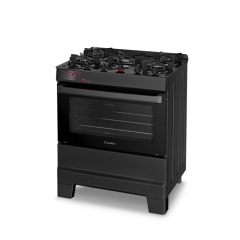 Fogão Esmaltec Ideal Top Glass 5 Bocas T5VAP Preto