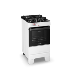 Fogão Esmaltec Ideal Top Glass 4 Bocas T4VAP Preto