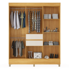 Guarda-Roupa Casal Demobile Munique 8 Porta 3 Gavetas 