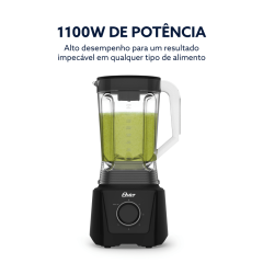 Liquidificador Oster OLIQ450 1100W 3,3 Litros Preto 220V