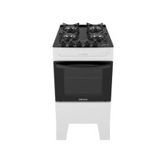 Fogão Itatiaia Electra Glass Plus 4 Bocas com Mesa de Vidro Branco Bivolt