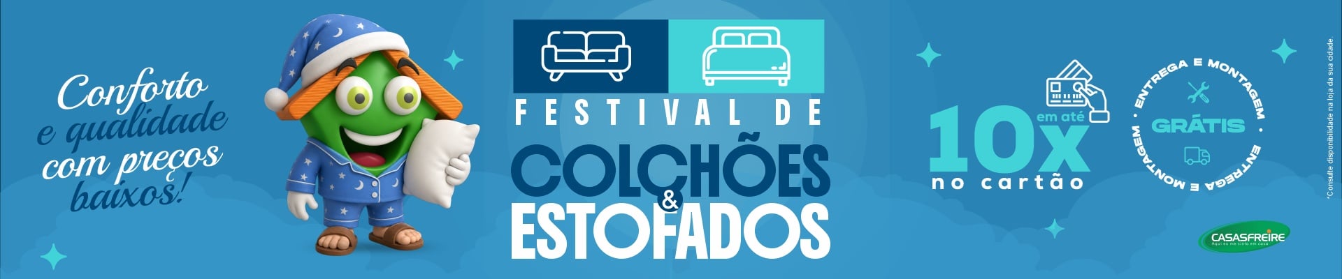 FESTIVAL DE COLCHOES ESTOFADOS 